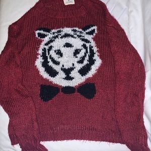 Urban Outfitters Sweater With Tiger Design